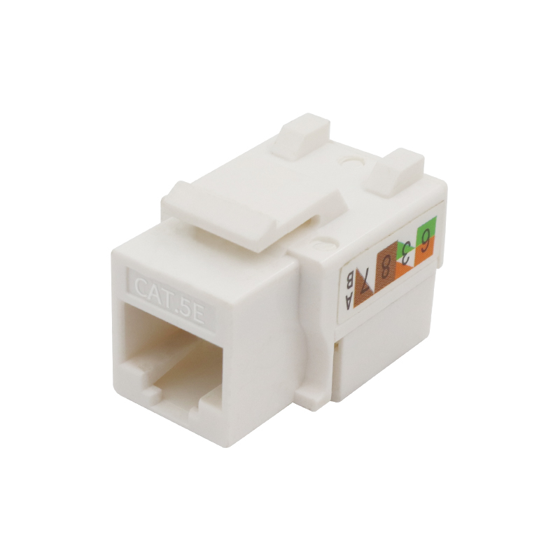 CAT5E UTP 90 graders stans ned Keystone Jack