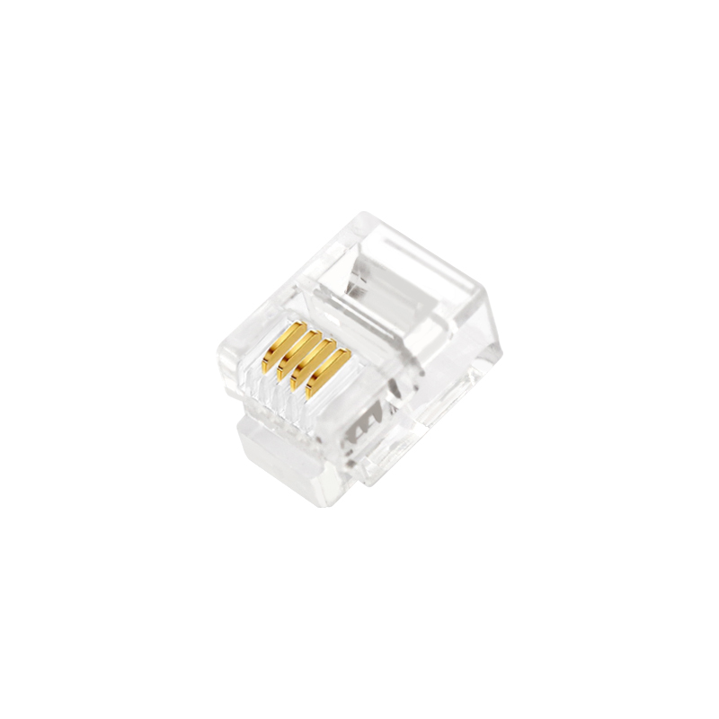 Oskärmad CAT3 6P4C RJ11 Modular Plug