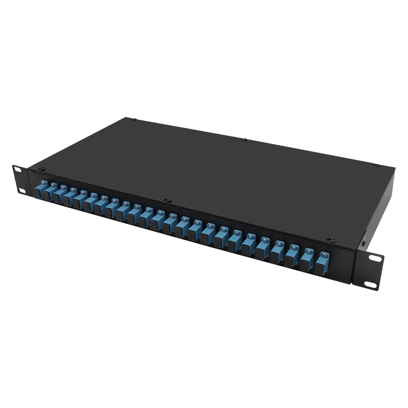 24 Port 24 Kärnor SC UPC Simplex Patch Panel Rack Type