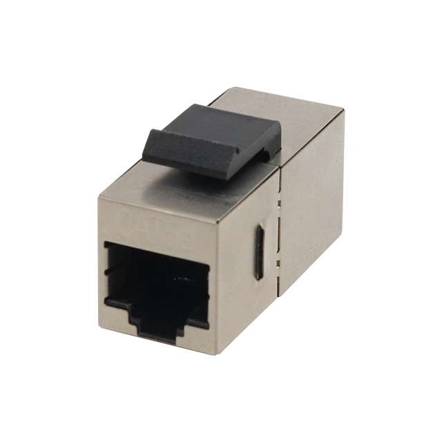 CAT5E Skärmad 180 graders keystone jack inline -koppling