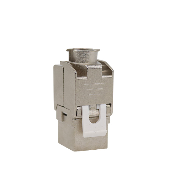 CAT6A STP Zinklegering 180 grader Toolless Keystone Jack