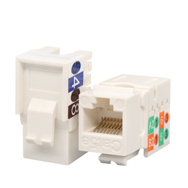 CAT5E UTP 90 graders stans ned Keystone Jack