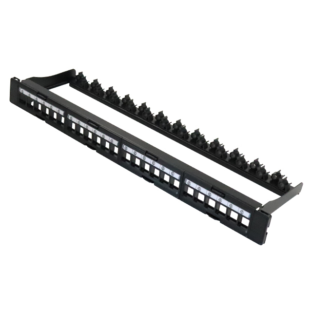 19''1U 24 Port UTP Blank Patch Panel avtagbar 4 × 6