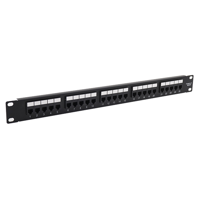 19''1U 25 portar Cat3 UTP Patch Panel