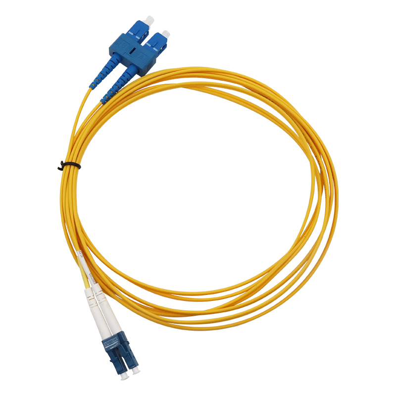 Single Mode SC UPC till LC UPC Duplex Patch Cord