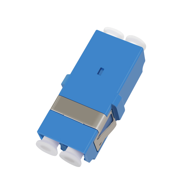 LC UPC Single Mode Duplex Fiber Optic Adapter utan fläns